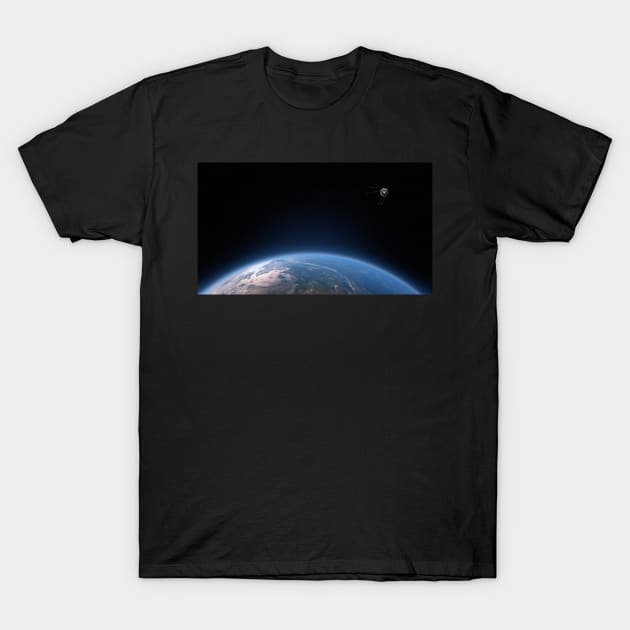 Satellite T-Shirt by kawaii_shop